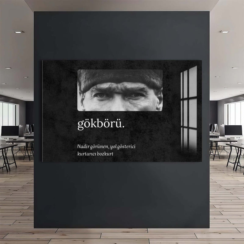 Gökbörü Atatürk Cam Tablo – Cam Tablo