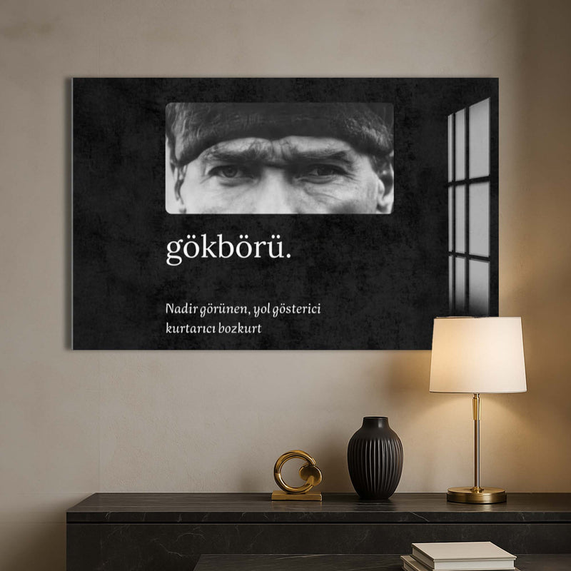 Gökbörü Atatürk Cam Tablo – Cam Tablo