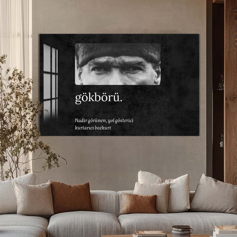 Gökbörü Atatürk Cam Tablo – Cam Tablo