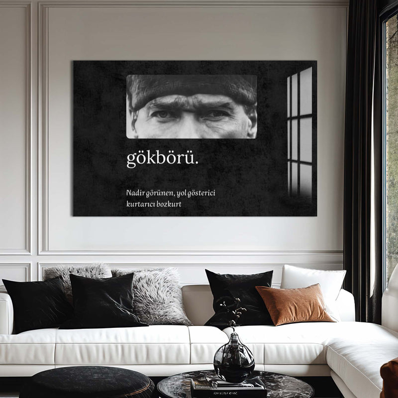 Gökbörü Atatürk Cam Tablo – Cam Tablo