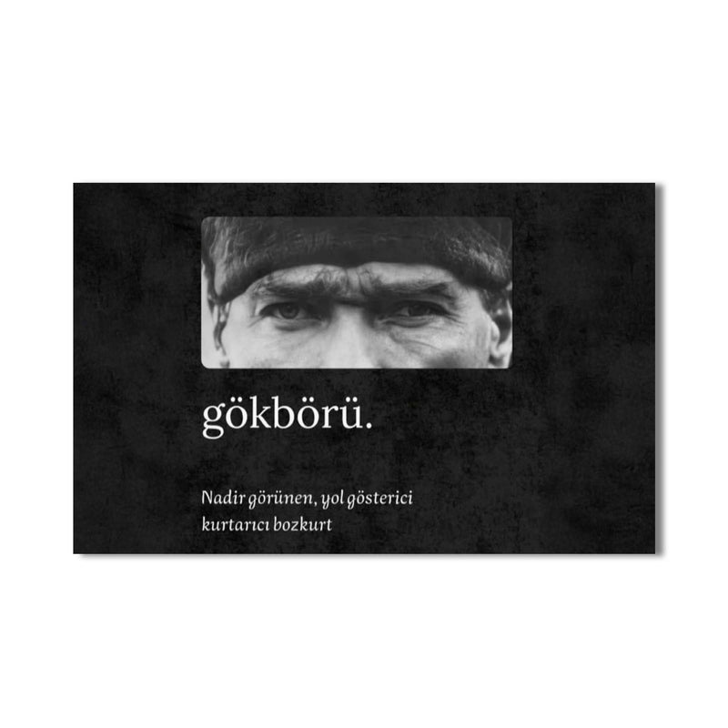Gökbörü Atatürk Cam Tablo – Cam Tablo