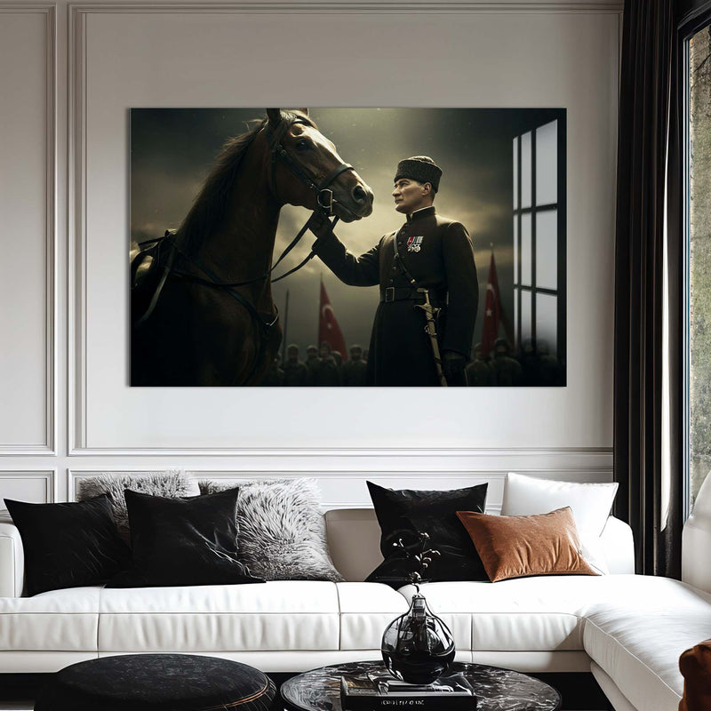Mustafa Kemal Atatürk Cam Tablo – Cam Tablo