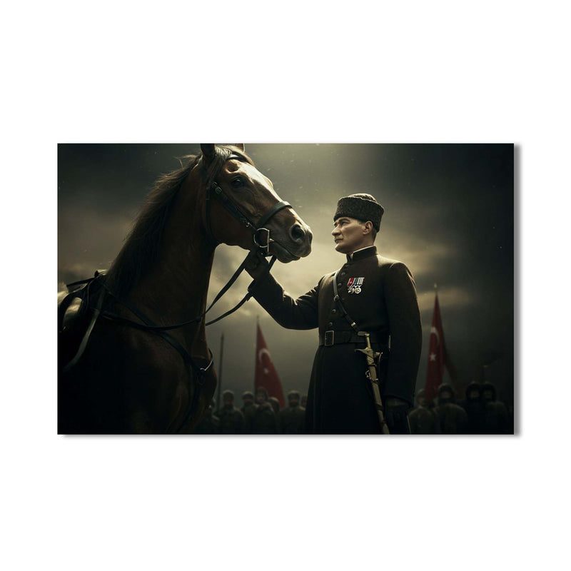 Mustafa Kemal Atatürk Cam Tablo – Cam Tablo