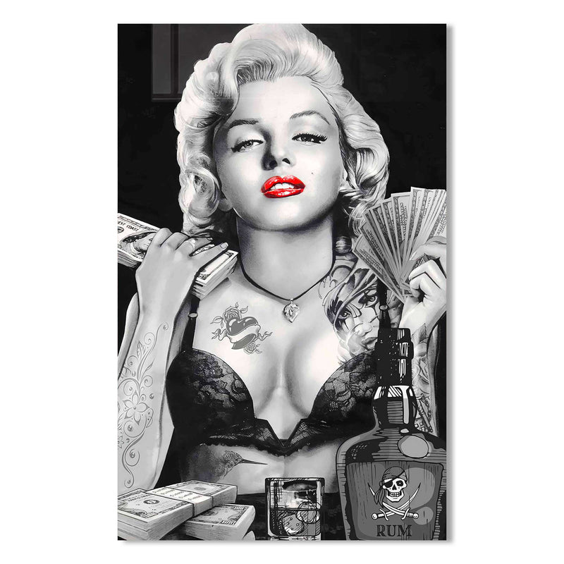 Marilyn Monroe Cam Tablo