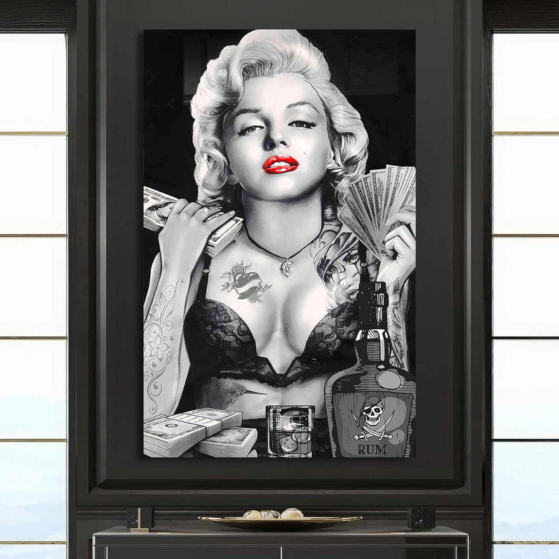 Marilyn Monroe Cam Tablo
