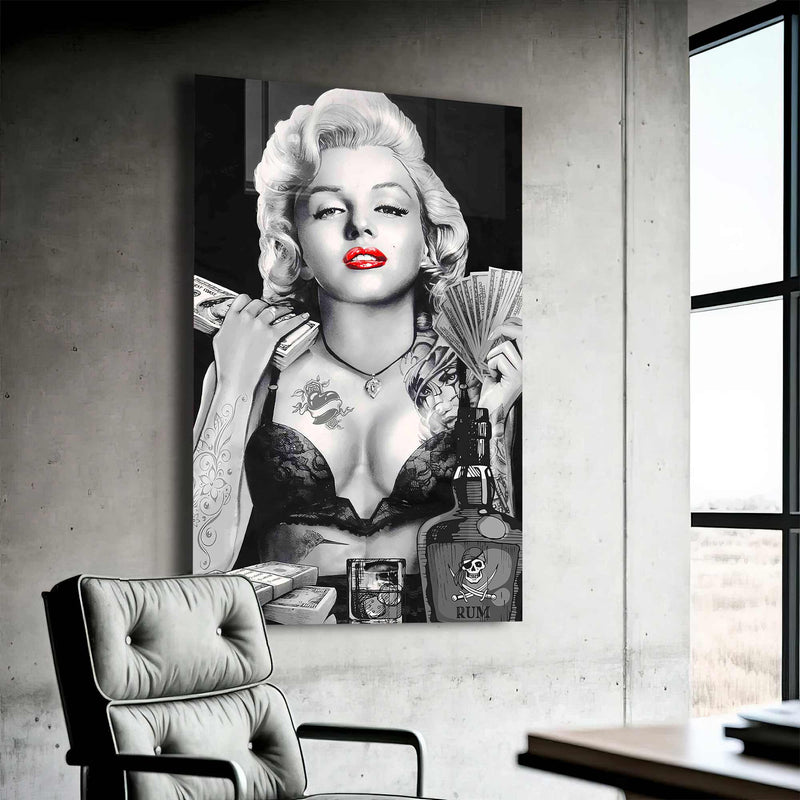 Marilyn Monroe Cam Tablo