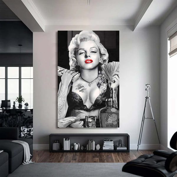 Marilyn Monroe Cam Tablo