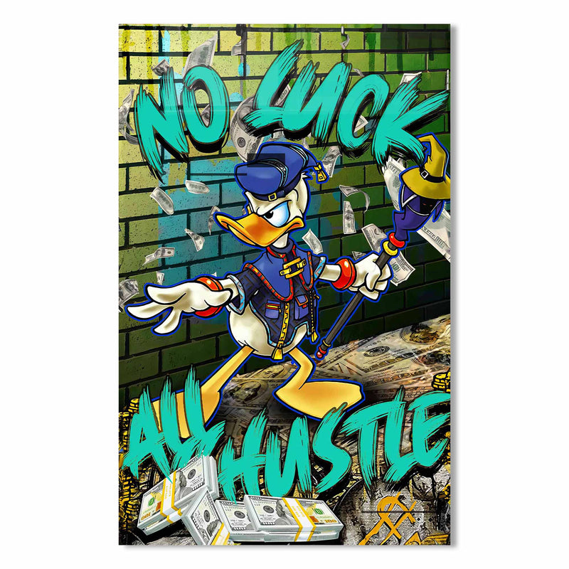 No Luck All Hustle Cam Tablo