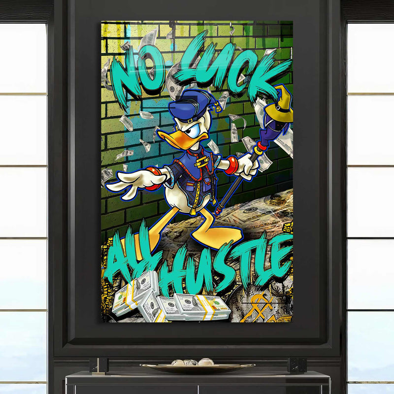 No Luck All Hustle Cam Tablo