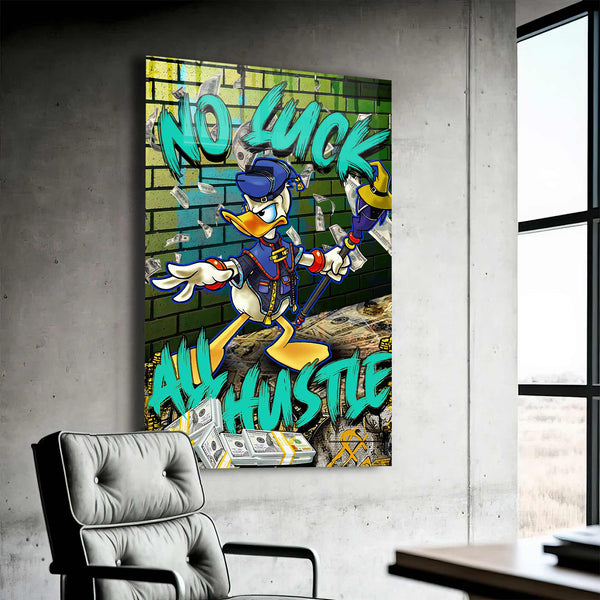 No Luck All Hustle Cam Tablo