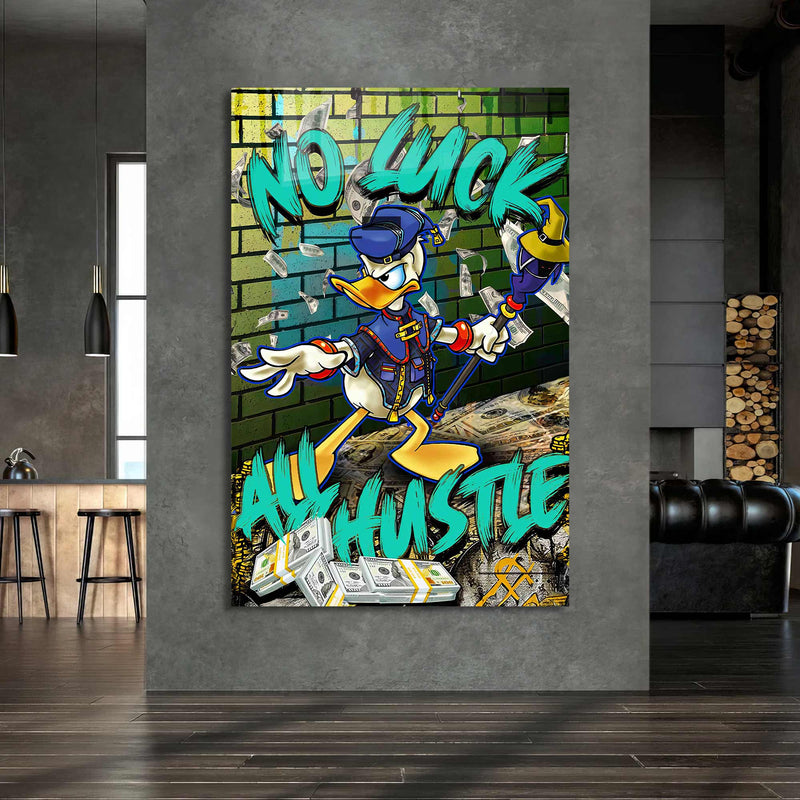 No Luck All Hustle Cam Tablo