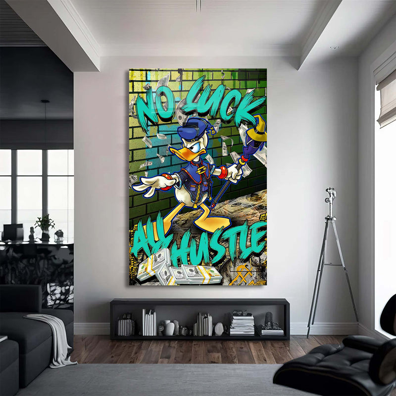 No Luck All Hustle Cam Tablo