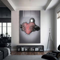 Robot Kalp Cam Tablo