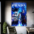 Prada Anime Temalı Cam Tablo