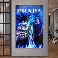 Prada Anime Temalı Cam Tablo