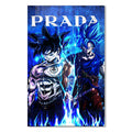 Prada Anime Temalı Cam Tablo