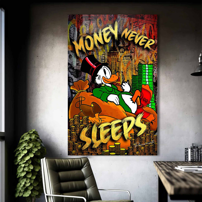 Money Never Sleeps Cam Tablo