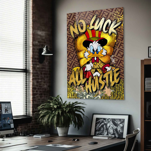 No Luck All Hustle Cam Tablo