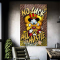 No Luck All Hustle Cam Tablo