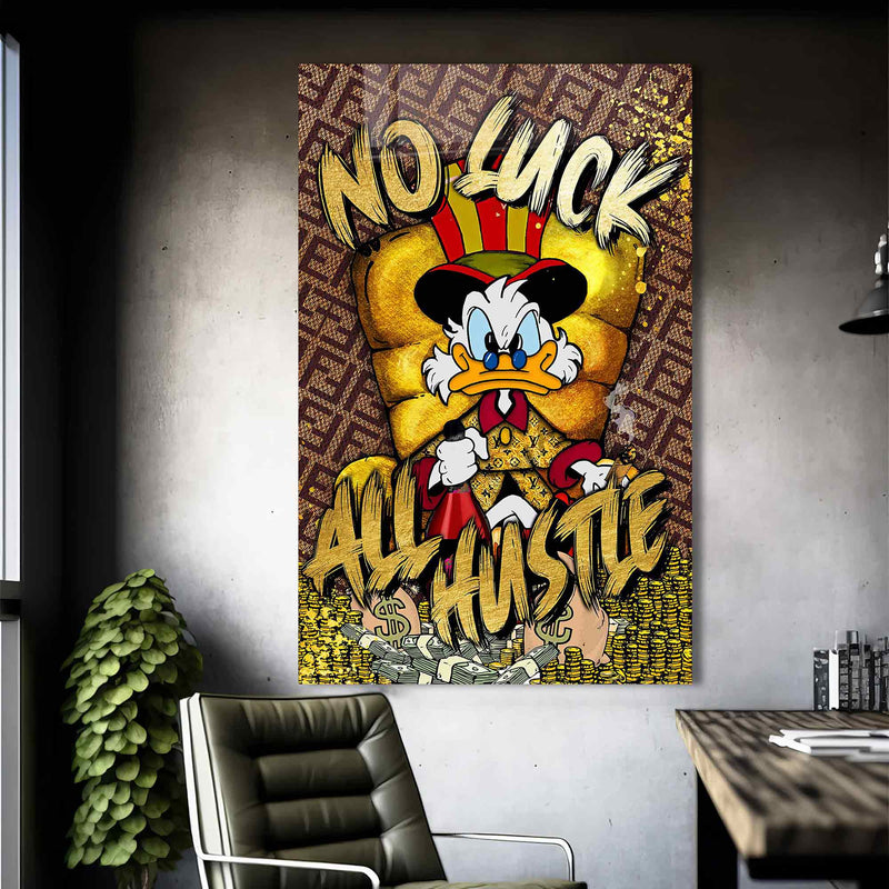 No Luck All Hustle Cam Tablo