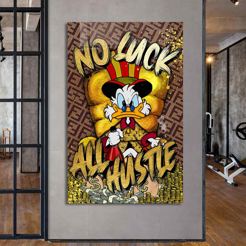 No Luck All Hustle Cam Tablo