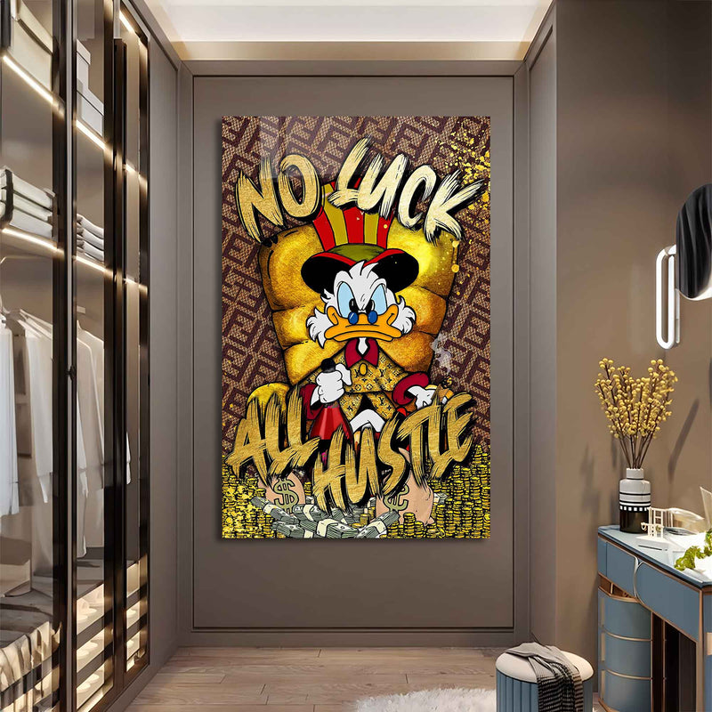 No Luck All Hustle Cam Tablo