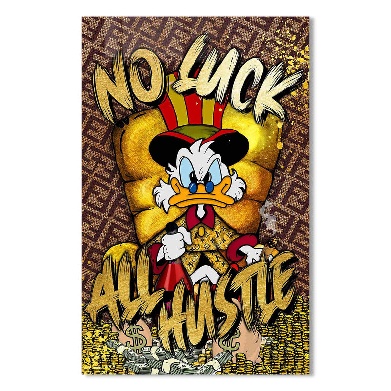 No Luck All Hustle Cam Tablo
