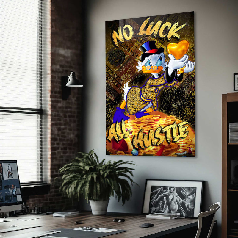 No Luck All Hustle Cam Tablo