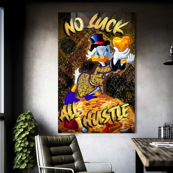 No Luck All Hustle Cam Tablo