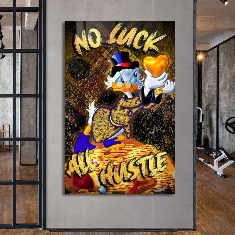 No Luck All Hustle Cam Tablo