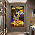 No Luck All Hustle Cam Tablo