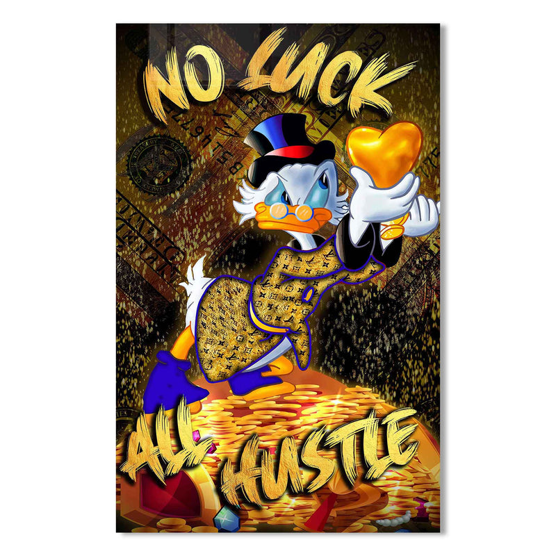 No Luck All Hustle Cam Tablo