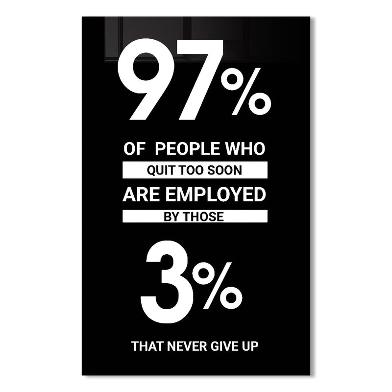 Never Give Up Cam Tablo