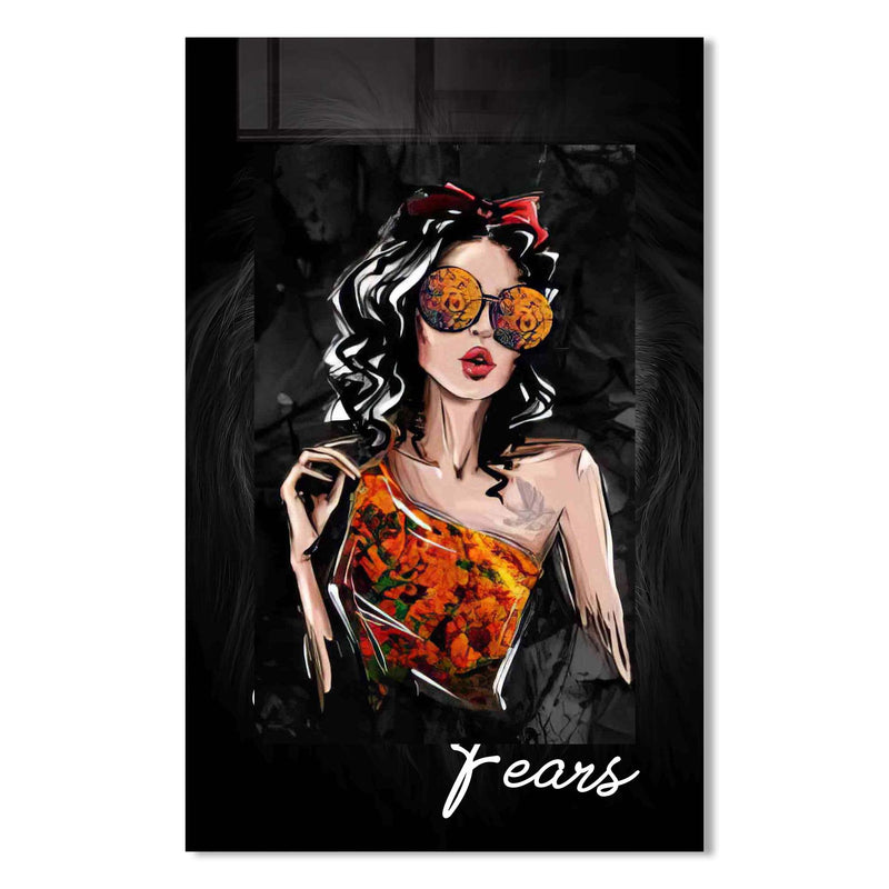 Cool Kadın Cam Tablo – Cam Tablo