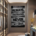 Always Stay Hungry Cam Tablo – Cam Tablo
