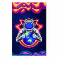 Gökyüzünde Astronot Cam Tablo – Cam Tablo