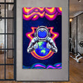 Gökyüzünde Astronot Cam Tablo – Cam Tablo