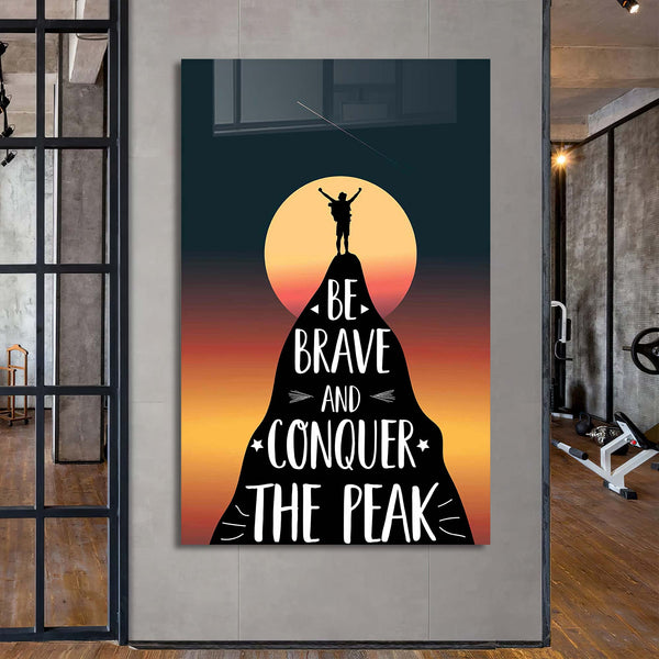 Be Brave And Conquer The Peak Cam Tablo