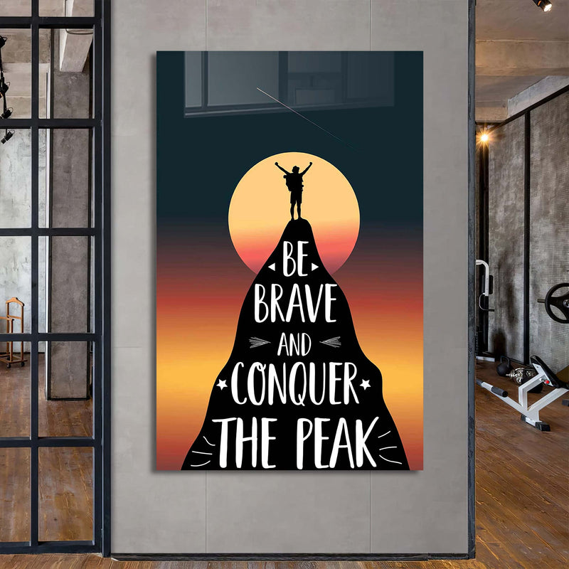 Be Brave And Conquer The Peak Cam Tablo – Cam Tablo