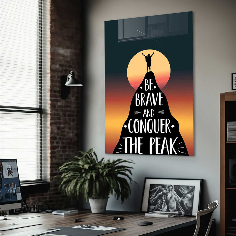 Be Brave And Conquer The Peak Cam Tablo – Cam Tablo