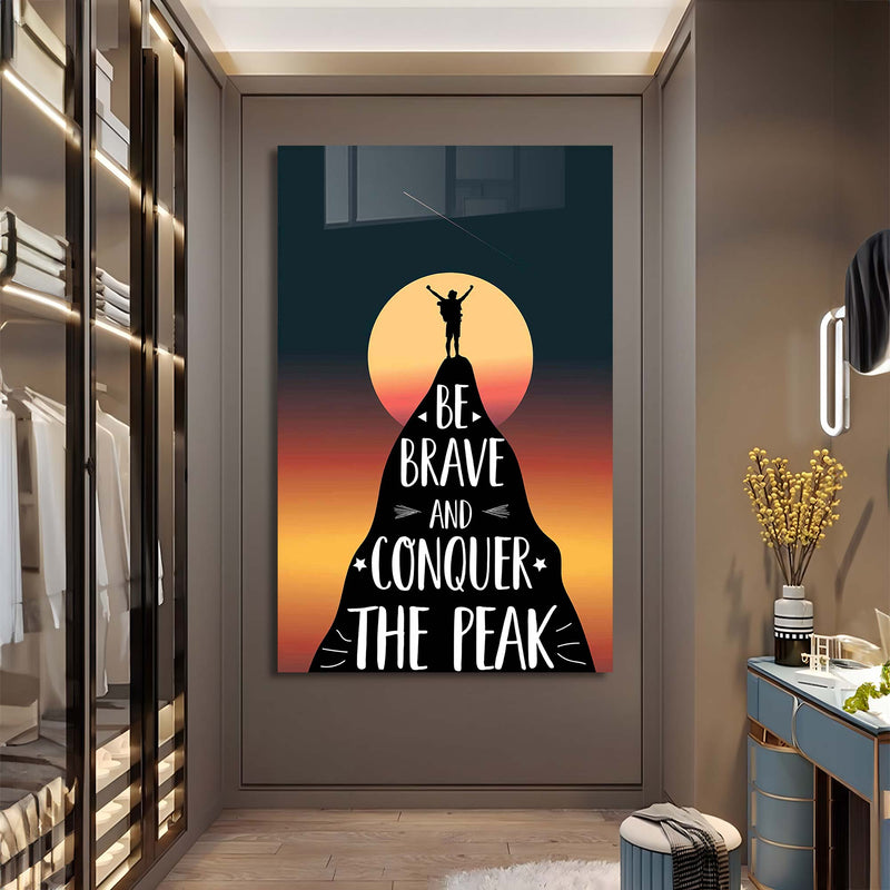 Be Brave And Conquer The Peak Cam Tablo – Cam Tablo