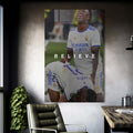 Believe Futbol Temalı Cam Tablo – Cam Tablo