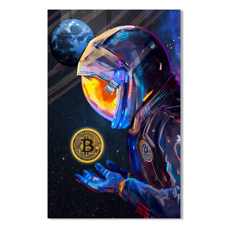 Astronot Bitcoin Cam Tablo – Cam Tablo