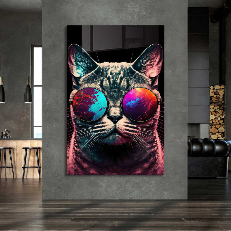 Cool Kedi Cam Tablo – Cam Tablo