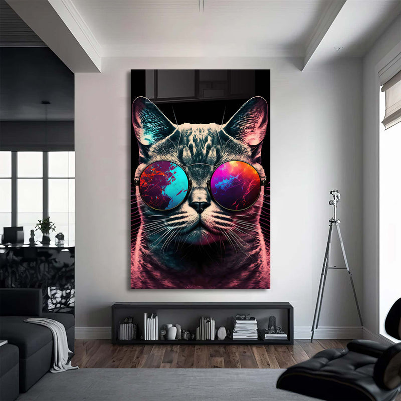 Cool Kedi Cam Tablo – Cam Tablo