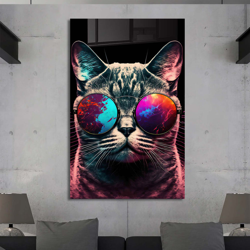 Cool Kedi Cam Tablo – Cam Tablo