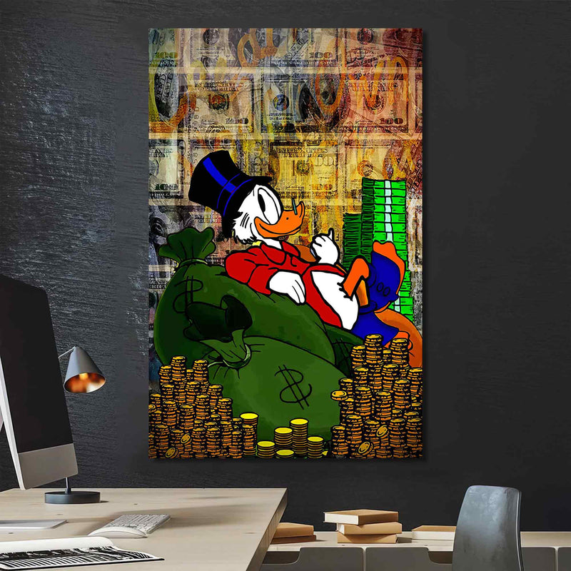 Zengin Donald Duck Cam Tablo