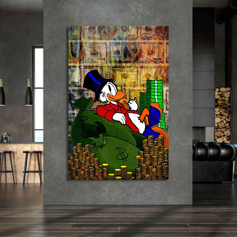 Zengin Donald Duck Cam Tablo