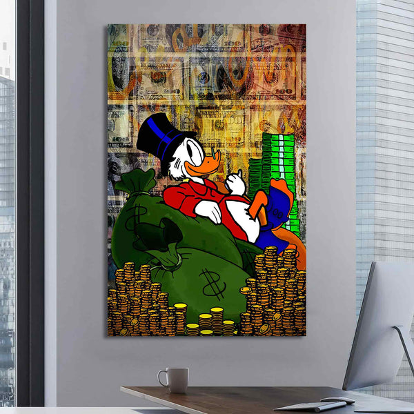 Zengin Donald Duck Cam Tablo