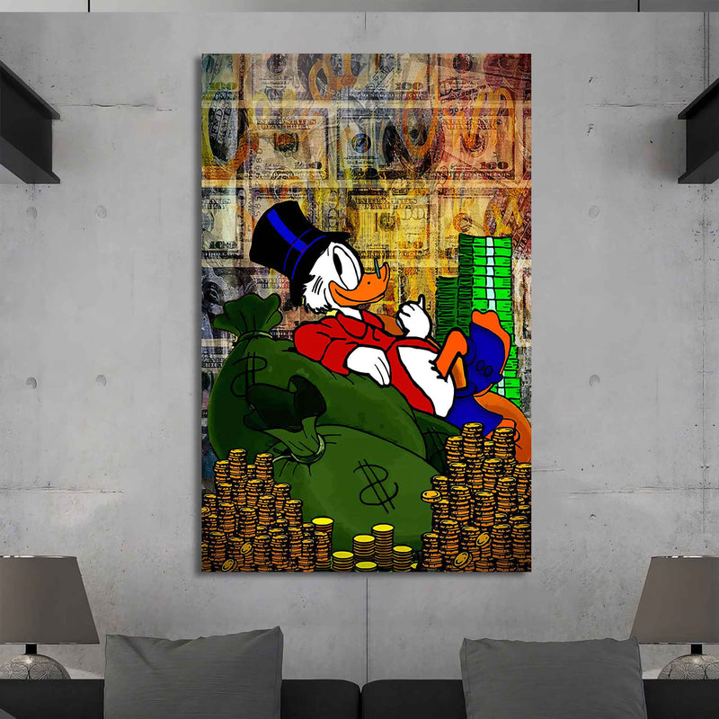 Zengin Donald Duck Cam Tablo